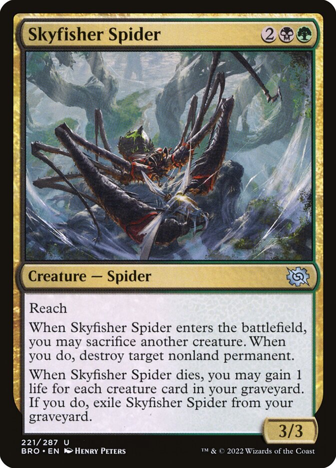 Skyfisher Spider (221) - The Brothers' War (BRO)