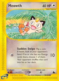 Meowth (78) - Skyridge (SK)