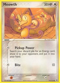 Meowth (77) - EX Delta Species (DS)