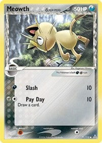 Meowth Delta Species (71) - EX Holon Phantoms (HP)