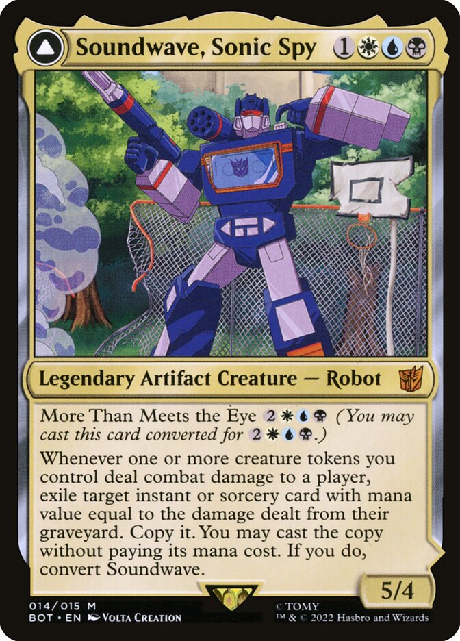 Soundwave, Sonic Spy // Soundwave, Superior Captain (14) - Transformers (BOT)