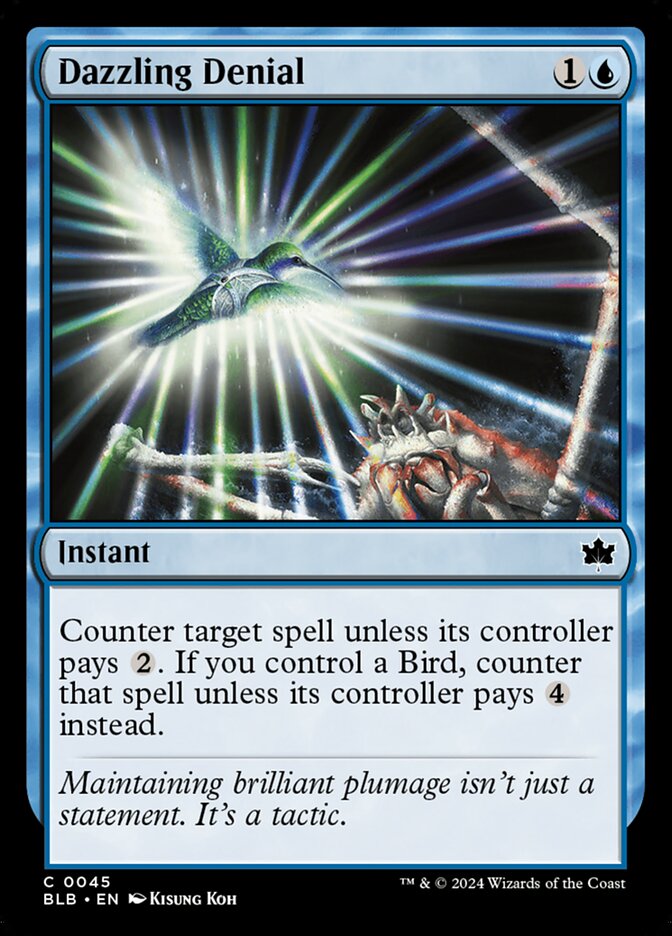 Dazzling Denial - [Foil] Bloomburrow (BLB)