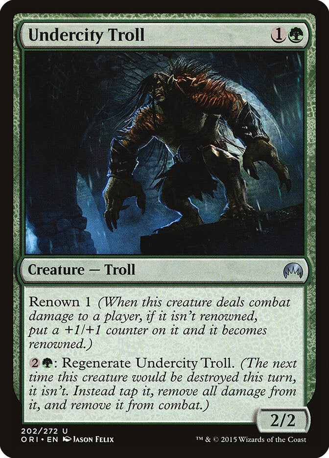 Undercity Troll (202) - Magic Origins (ORI)