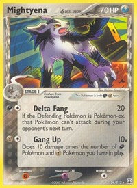 Mightyena Delta Species (24) - EX Delta Species (DS)