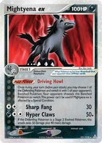 Mightyena ex (101) - EX Holon Phantoms (HP)