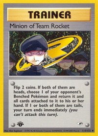 Minion of Team Rocket (113) - Gym Heroes (G1)