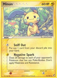 Minun (41) - EX Deoxys (DX)