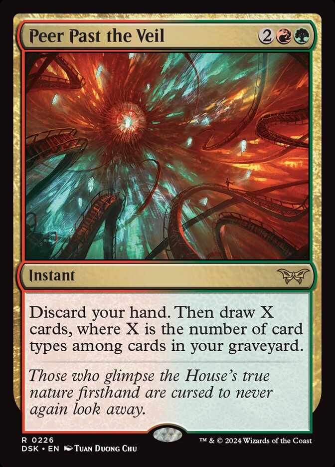 Peer Past the Veil (226) - Duskmourn: House of Horror (DSK)