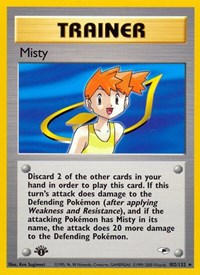 Misty (102) - Gym Heroes (G1)