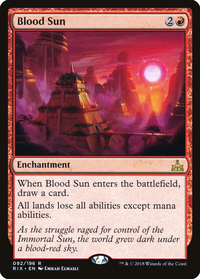 Blood Sun (92) - Rivals of Ixalan (RIX)