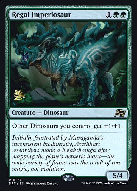 Regal Imperiosaur (177s) - Aetherdrift Promos (PDFT)