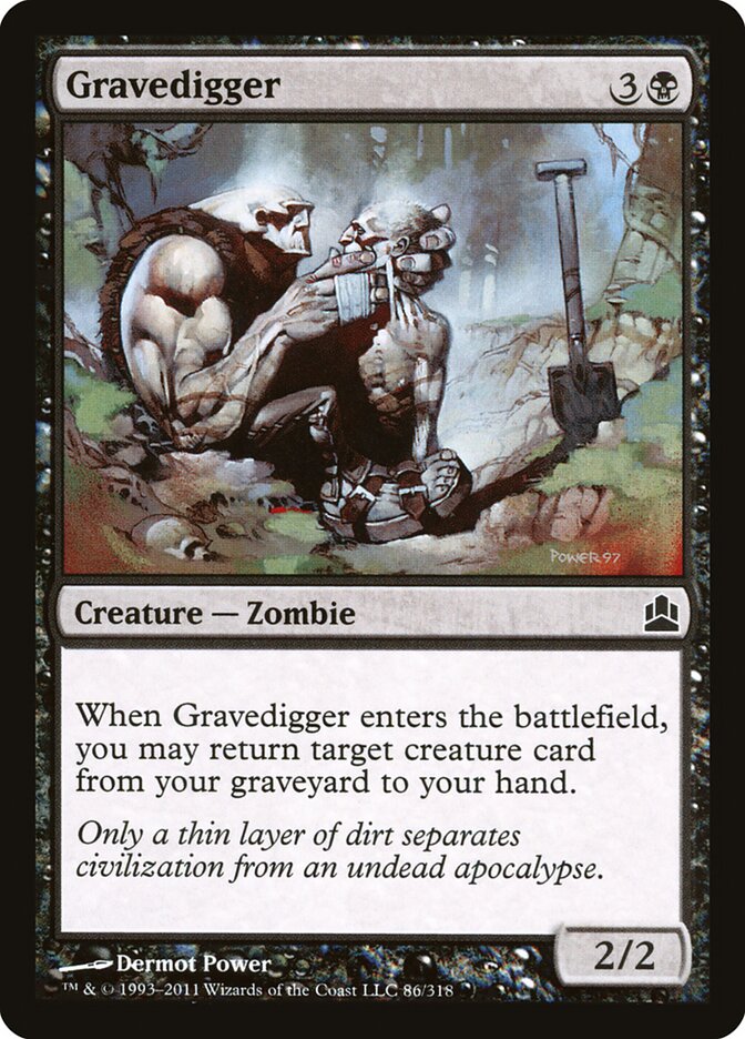 Gravedigger (86) - Commander 2011 (CMD)