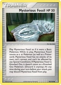 Mysterious Fossil (92) - EX Holon Phantoms (HP)