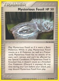 Mysterious Fossil (85) - EX Power Keepers (PK)