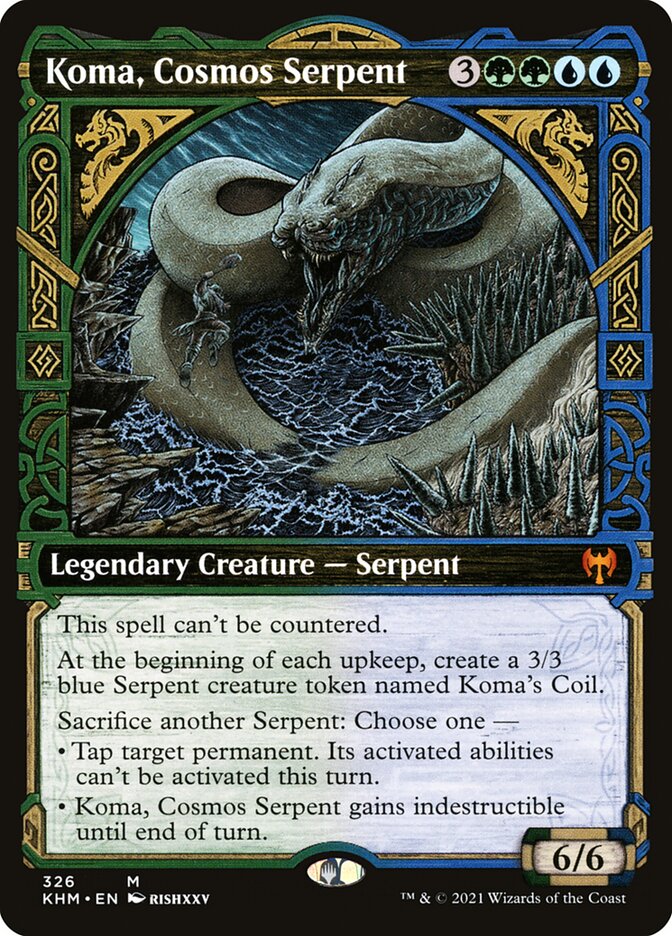 Koma, Cosmos Serpent (326) - Kaldheim (KHM)