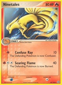 Ninetales (38) - EX Emerald (EM)