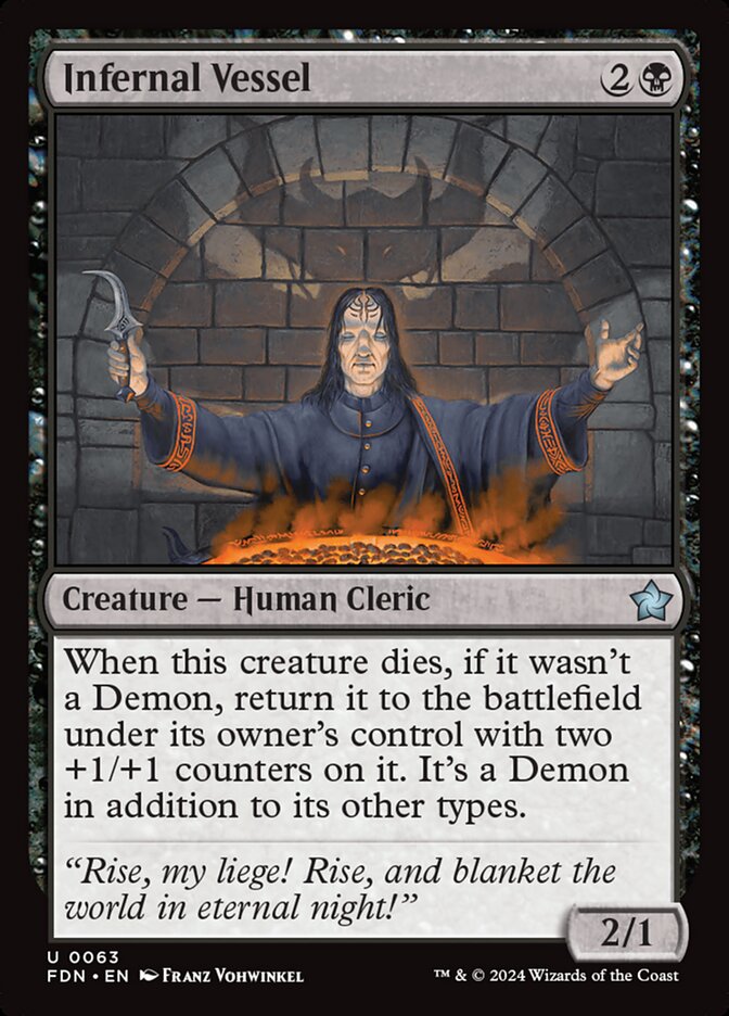 Infernal Vessel (63) - Foundations (FDN)