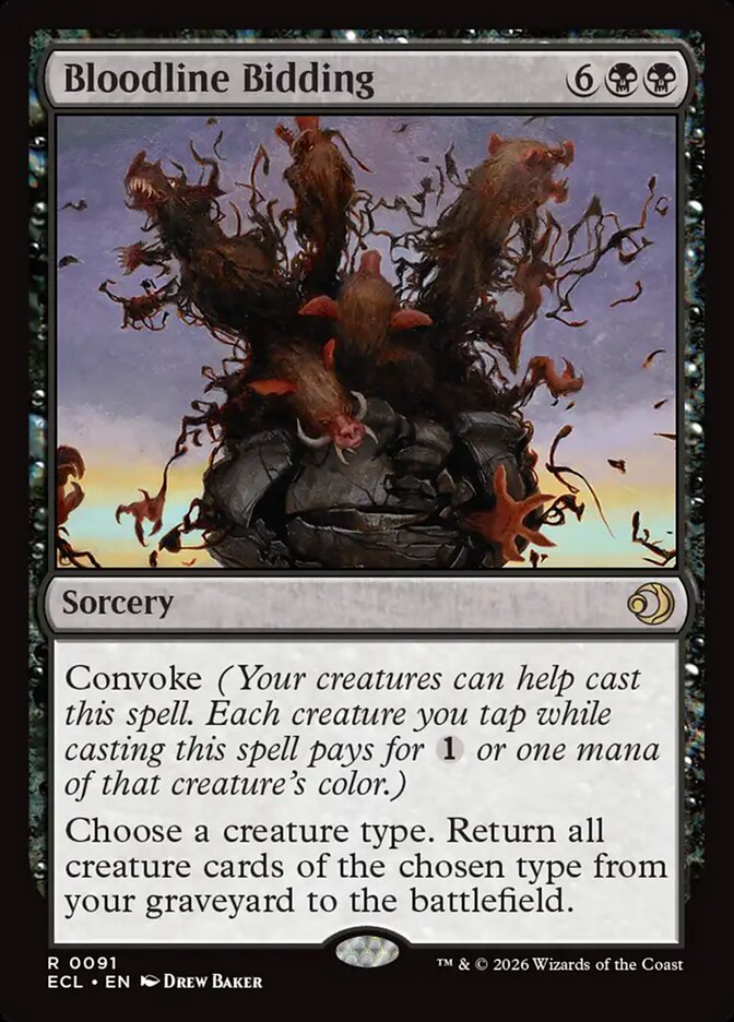 Bloodline Bidding (91) - Lorwyn Eclipsed (ECL)