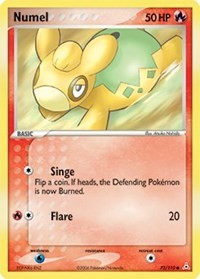 Numel (72) - EX Holon Phantoms (HP)