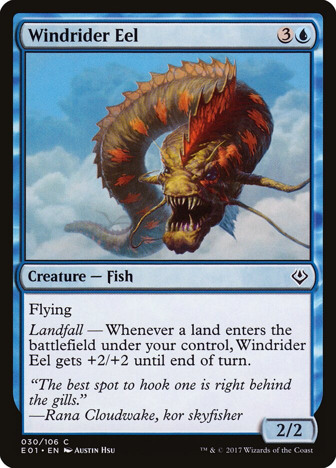 Windrider Eel (30) - Archenemy: Nicol Bolas (E01)