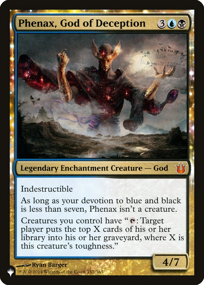 Phenax, God of Deception (BNG-152) - The List (PLST)