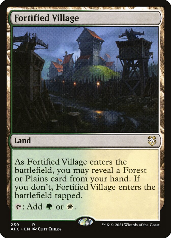 Fortified Village (239) - Forgotten Realms Commander (AFC)