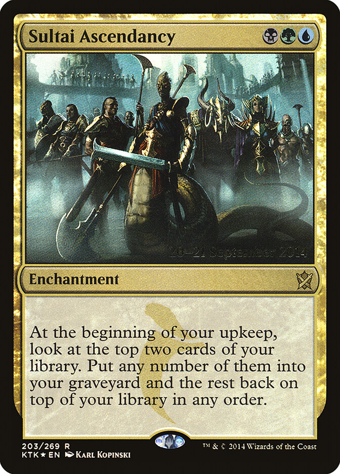 Sultai Ascendancy (203s) - Khans of Tarkir Promos (PKTK)