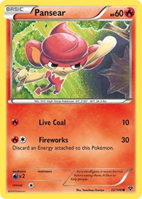 Pansear (22) - XY Base Set (XY)