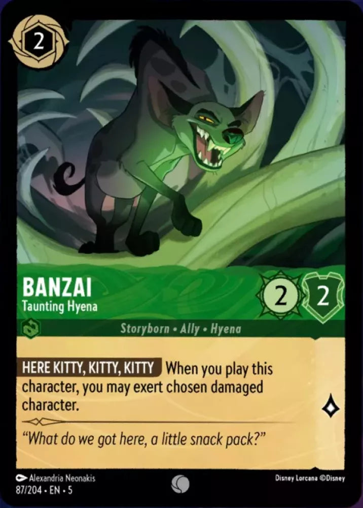 Banzai - Taunting Hyena - [Foil] Shimmering Skies (5)