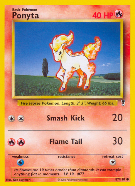 Ponyta (87/110) - [Reverse Holo] Legendary Collection (LC)