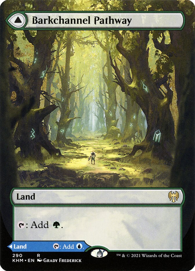 Barkchannel Pathway // Tidechannel Pathway (290) - Kaldheim (KHM)