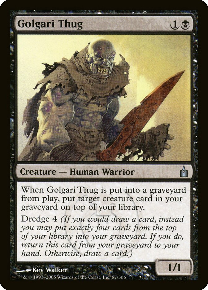 Golgari Thug (87) - Ravnica: City of Guilds (RAV)