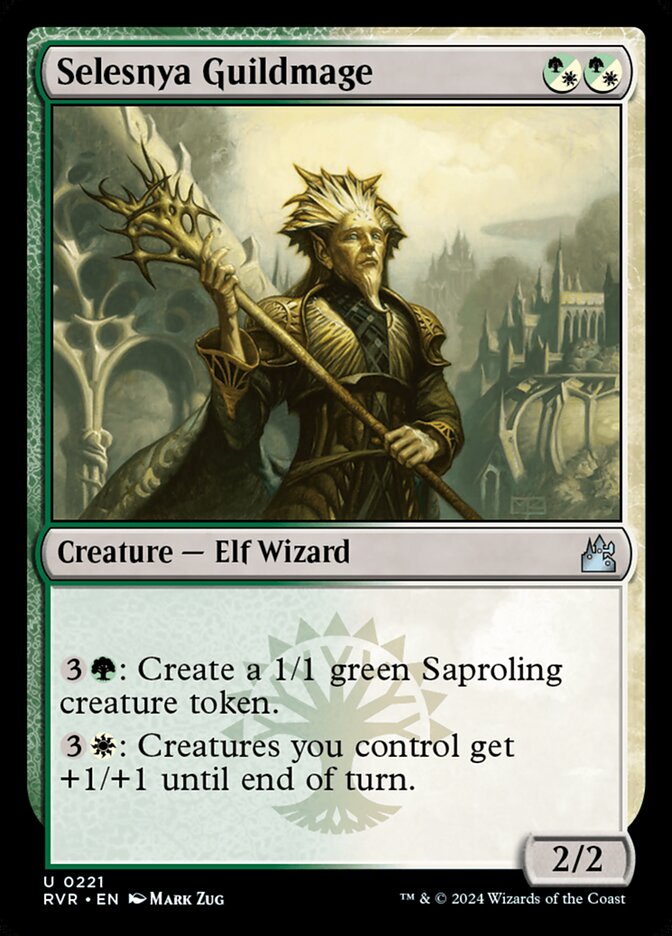Selesnya Guildmage (221) - Ravnica Remastered (RVR)