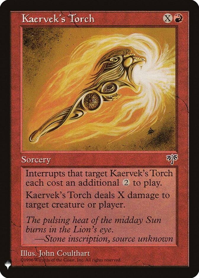Kaervek's Torch (MIR-185) - The List (PLST)