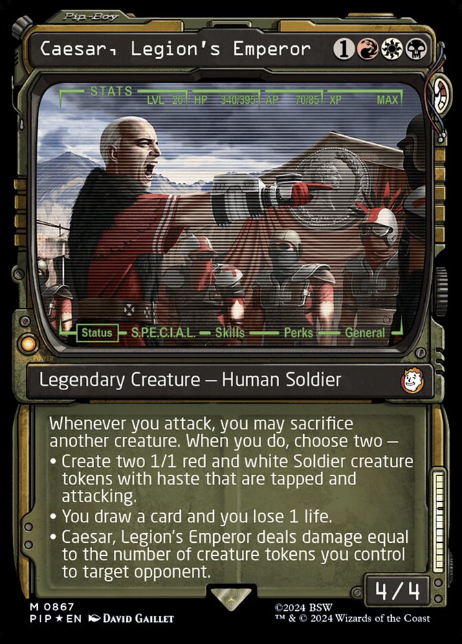 Caesar, Legion's Emperor (867) - Fallout (PIP)