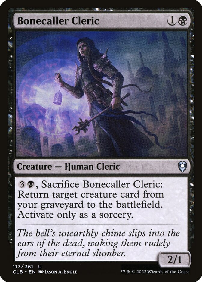 Bonecaller Cleric (117) - Commander Legends: Battle for Baldur's Gate (CLB)