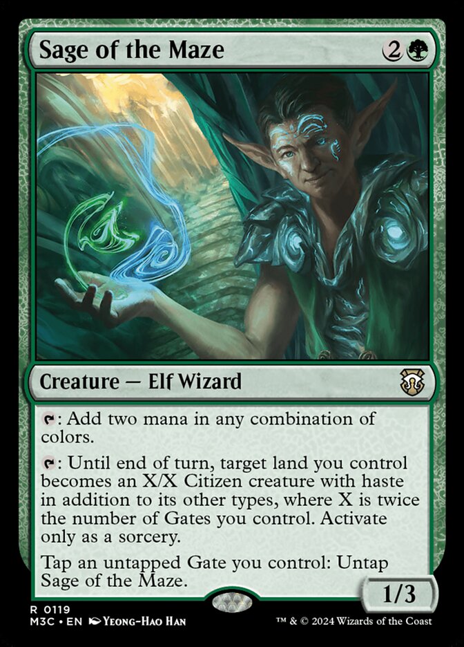 Sage of the Maze - [Foil] Modern Horizons 3 Commander (M3C)