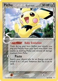 Pichu Delta Species (76) - EX Holon Phantoms (HP)