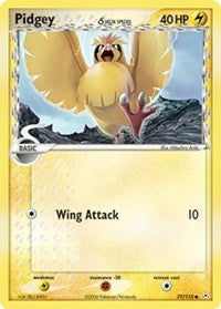 Pidgey Delta Species (77) - EX Holon Phantoms (HP)