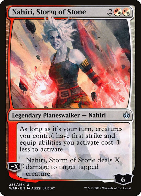 Nahiri, Storm of Stone (233) - War of the Spark (WAR)