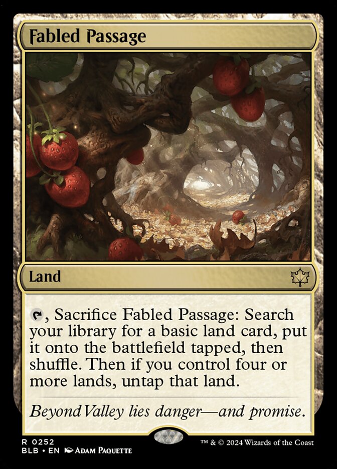 Fabled Passage - [Foil] Bloomburrow (BLB)