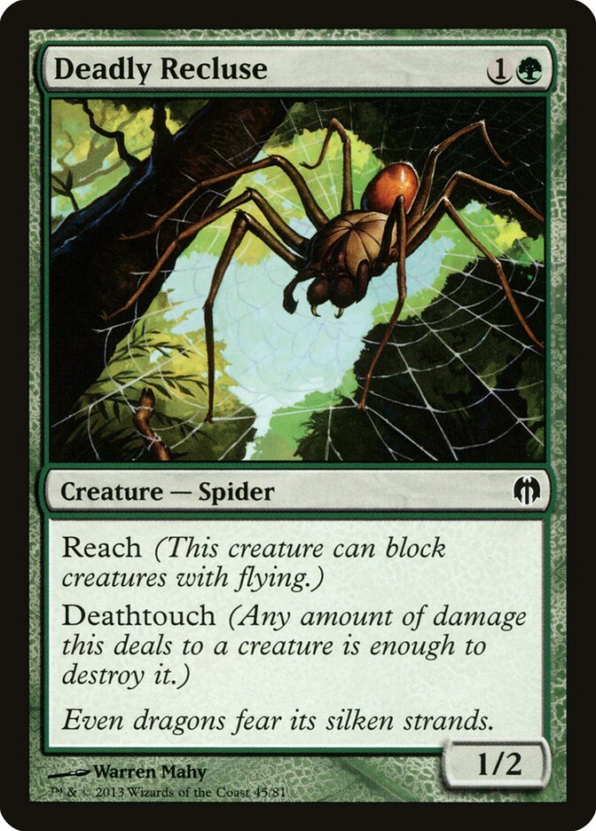 Deadly Recluse (45) - Duel Decks: Heroes vs. Monsters (DDL)