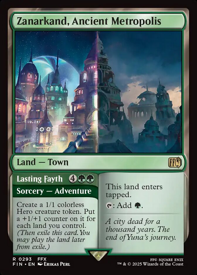 Zanarkand, Ancient Metropolis // Lasting Fayth (293) - [Foil] Final Fantasy (FIN)