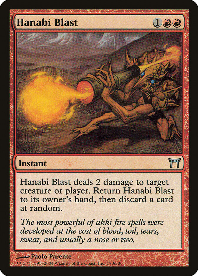 Hanabi Blast (170) - Champions of Kamigawa (CHK)