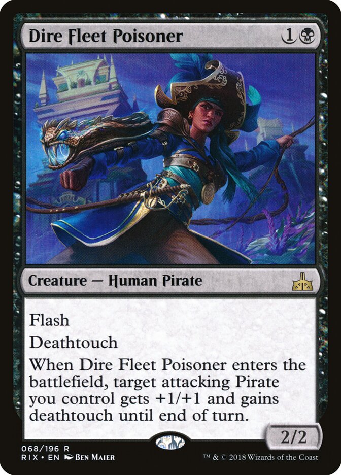 Dire Fleet Poisoner (68) - Rivals of Ixalan (RIX)