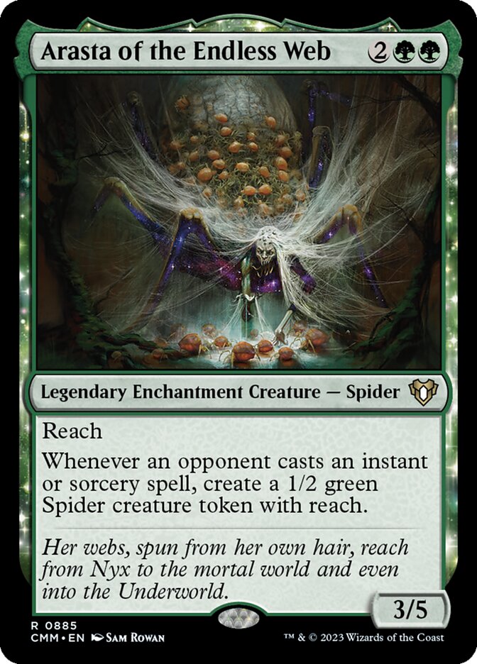 Arasta of the Endless Web (885) - Commander Masters (CMM)