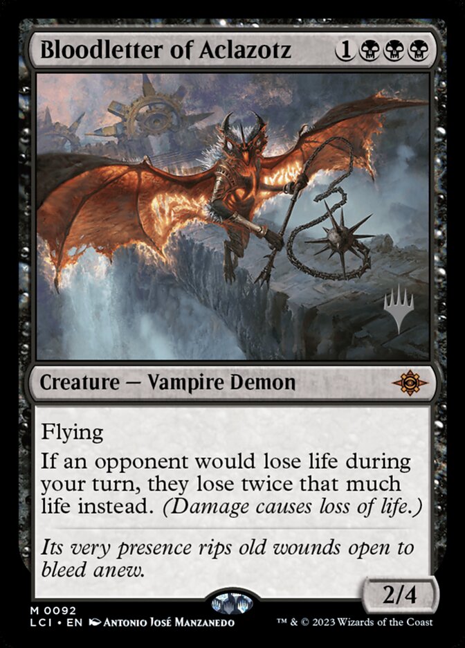 Bloodletter of Aclazotz (92p) - The Lost Caverns of Ixalan Promos (PLCI)