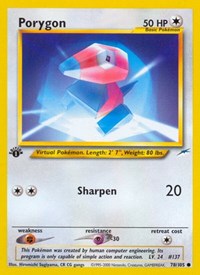 Porygon (78) - Neo Destiny (N4)