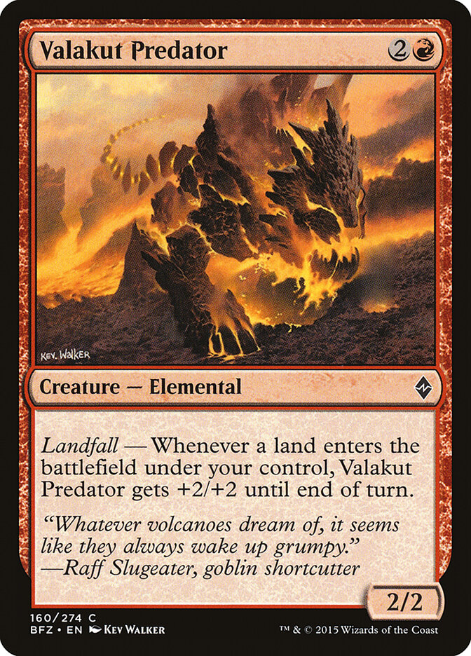 Valakut Predator (160) - Battle for Zendikar (BFZ)