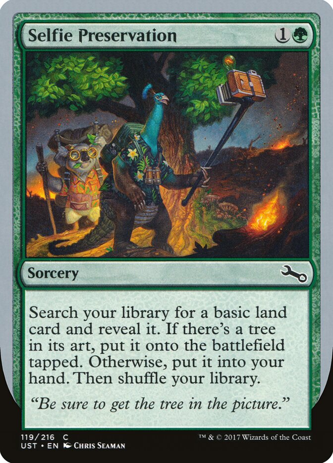 Selfie Preservation (119) - Unstable (UST)